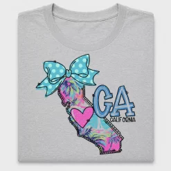 California State Floral DTF Transfer