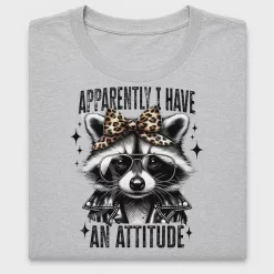 Attitude Raccoon DTF Transfer