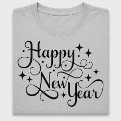 Happy New Year Sparkle DTF Transfer