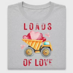 Loads of Love Dump Truck DTF Transfer