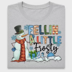 Frosty Snowman Christmas DTF Transfer