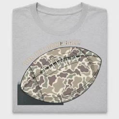 Camo Football DTF Transfer