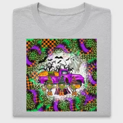 Retro Halloween Gnome Truck DTF Transfer