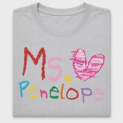 Ms. Penelope Heart DTF Transfer