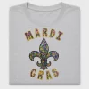 Mardi Gras Fleur de Lis DTF Transfer