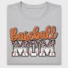 Baseball Mom Leopard Print DTF Transfer