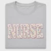 Nurse Heart Embroidery DTF Transfer