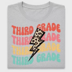Third Grade Leopard Lightning DTF Transfer
