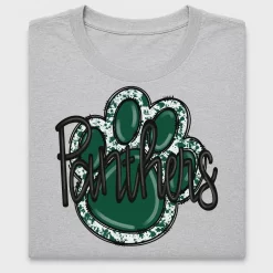 Panther Paw Print Distressed DTF Transfer