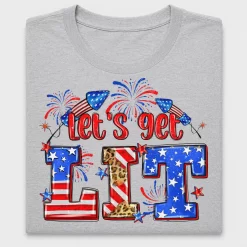 Let's Get Lit Fourth of July DTF Transfer