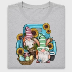 Easter Gnomes Sunflower DTF Transfer