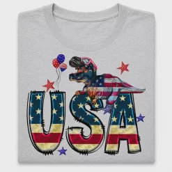 USA Dinosaur T-Rex DTF Transfer