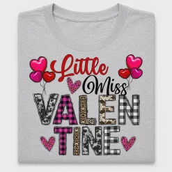 Little Miss Valentine DTF Transfer