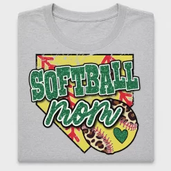 Softball Mom Glitter DTF Transfer