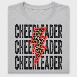Neon Cheetah Cheerleader DTF Transfer