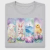 Watercolor Easter Bunny Lamb DTF Transfer