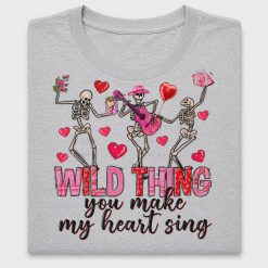 Wild Thing Skeleton Valentine DTF Transfer