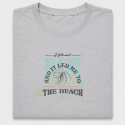 Retro Beach Heart DTF Transfer