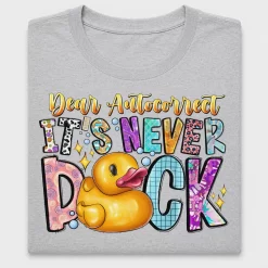 Autocorrected Duck DTF Transfer