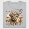 Boho Highland Cow Bible Verse DTF Transfer
