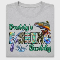 Daddy's Fishing Buddy DTF Transfer