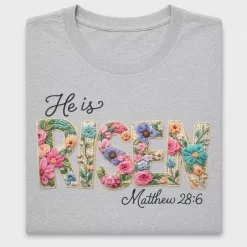 He Is Risen Floral DTF Transfer