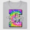 Tie Dye Eagles Retro DTF Transfer