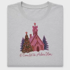 Christmas Church DTF Transfer