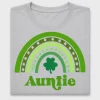 Auntie Lucky Rainbow Clover DTF Transfer