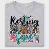 Resting Nurse Face DTF Transfer