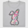 Floral Easter Bunny DTF Transfer