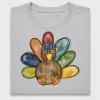 Watercolor Turkey With Hat DTF Transfer