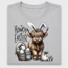 Howdy Easter Highland Cow DTF Transfer