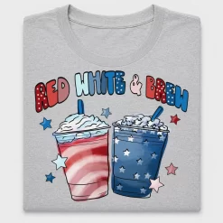 Red White Brew 4th of July DTF Transfer