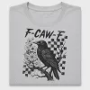 Distressed Crow Checkered DTF Transfer