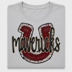 Mavericks Football Horseshoe DTF Transfer