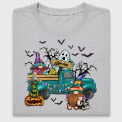 Halloween Gnome Ghost Truck DTF Transfer