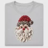 Crochet Santa Leopard Hat DTF Transfer