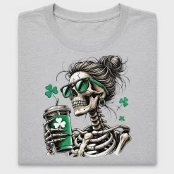 St Patricks Day Skeleton DTF Transfer