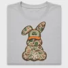 Camo Knit Bunny DTF Transfer