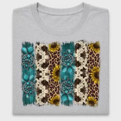 Western Sunflower Leopard DTF Transfer