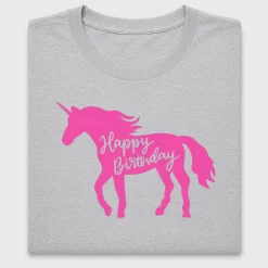 Happy Birthday Unicorn DTF Transfer