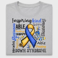 Down Syndrome Awareness DTF Transfer