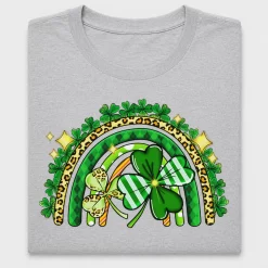 St Patrick Rainbow Shamrock DTF Transfer