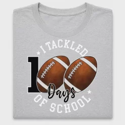 100 Days of School Football DTF Transfer
