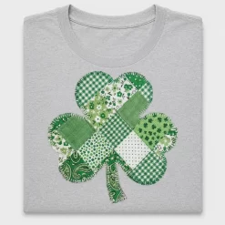 Patchwork Shamrock DTF Transfer