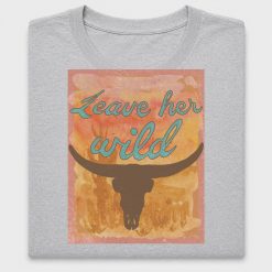 Retro Leave Her Wild Western DTF Transfer