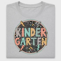 Kinder Garden Leopard Retro DTF Transfer