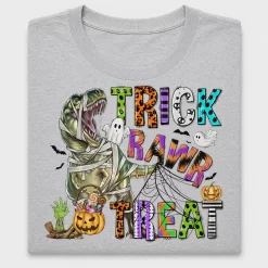 Trick Rawr Treat Dinosaur DTF Transfer