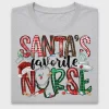 Santa's Favorite Nurse DTF Transfer